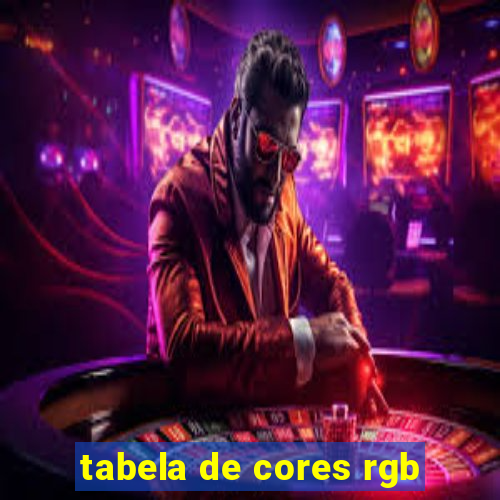 tabela de cores rgb